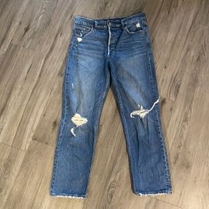 Cheeky Straight High Rise Jeans